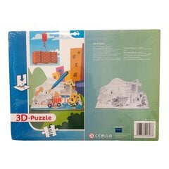 3D dėlionė vaikams spalvinimui - statybvietė, 37 d. kaina ir informacija | Dėlionės (puzzle) | pigu.lt