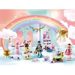 PLAYMOBIL Advento kalendorius - Vaivorykštė - Kalėdų magija - 24 dėžutės, kurias reikia atidaryti įvairiaspalvis цена и информация | Рождественские украшения | pigu.lt