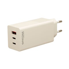 Patona USB-C GaN 100W, 2xUSB-C, USB-A, PD3.0, QC3.0 kaina ir informacija | Įkrovikliai nešiojamiems kompiuteriams | pigu.lt