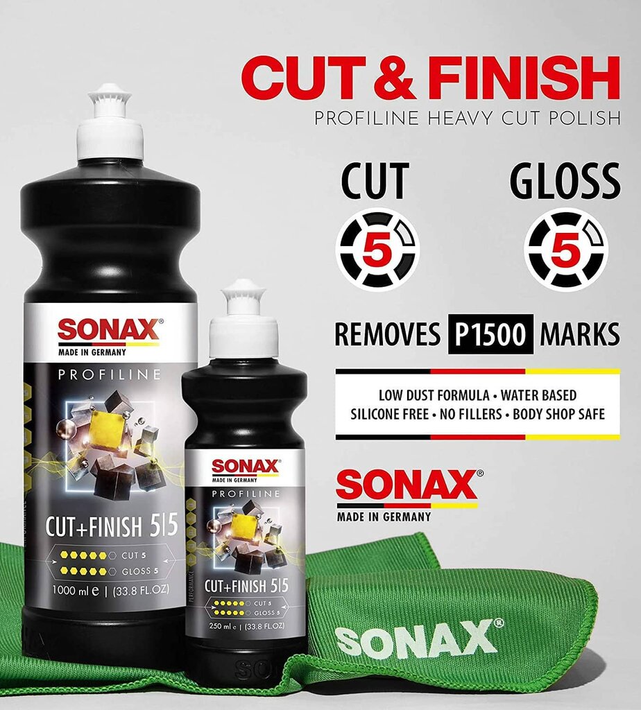 Sonax PROFILINE Poliravimo Pasta - CUT & FINISH цена и информация | Autochemija | pigu.lt