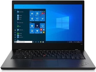 Lenovo ThinkPad L14 Gen 1 (Intel) 14", Intel Core i3-10110U, 16GB, 512GB SSD, WIN 10, Juodas kaina ir informacija | Nešiojami kompiuteriai | pigu.lt