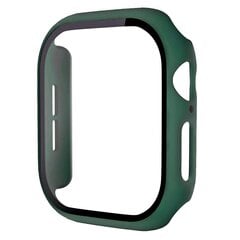 Skirta Apple Watch Series 10 46mm apsauginiam dėklui Kietas kompiuterio laikrodžio dangtelis su grūdinto stiklo plėvele Apple Watch Series 10 46mm Tamsiai žalia kaina ir informacija | Išmaniųjų laikrodžių ir apyrankių priedai | pigu.lt