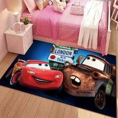 (Stilius Q-50x80cm (20x31in)) Automobiliai Lightning McQueen Pattern Svetainė Miegamasis Kilimas Prie lovos Vonios grindų kilimėlis Vaikų kambarys Kūdikių žaidimų kilimėlis Namų dekoras цена и информация | Ковры | pigu.lt