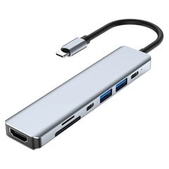 Hub 7in1 kaina ir informacija | Adapteriai, USB šakotuvai | pigu.lt