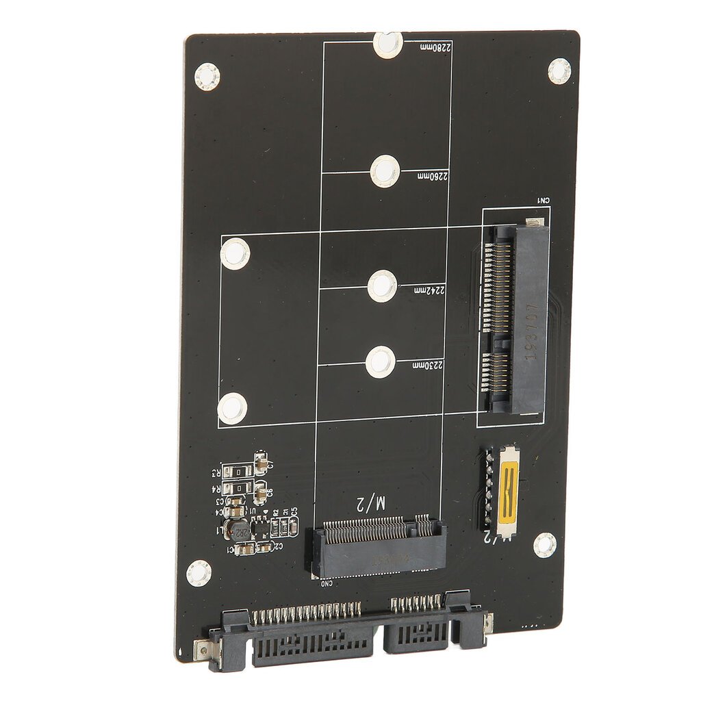 MSATA M.2 NGFF adapterio kortelė 5 Gbps MSATA M.2 NGFF prie nuosekliojo prievado kietojo kūno disko du viename adapterio kortelė SL CNS01 kaina ir informacija | USB laikmenos | pigu.lt