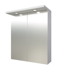 Навесной шкафчик для ванной Quadro/Pro 60 см, белый цена и информация | Шкафчики для ванной | pigu.lt