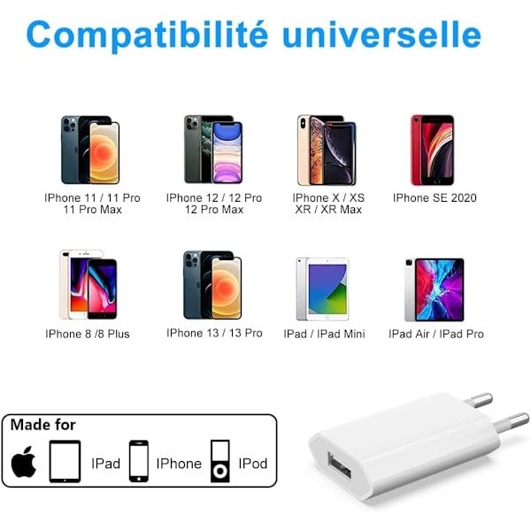 USB laidas skirtas iPhone 11 12 13 14 Pro X XS Max 6 7 8 Plus SE Apple iPad greito įkrovimo kabelis Kilmės Mobiliojo telefono įkroviklio duomenų kabelis 3m Mėlynas Mėlynas 2m kaina ir informacija | Elementų krovikliai | pigu.lt