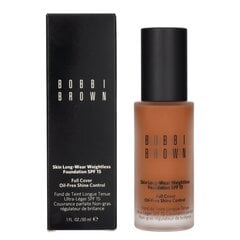 Bobbi Brown Skin Long-Wear Weightless Foundation SPF15 ilgai išliekantis makiažo pagrindas, atspalvis: Almond, 30 ml цена и информация | Пудры, базы под макияж | pigu.lt