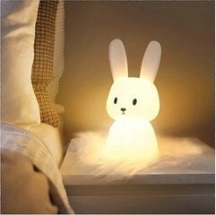 Rabbit Night Light su 7 šviesos pokyčiais | USB įkrovimo ir laiko nustatymo funkcija Naktinė lempa, vaikų kambario dekoras, Helovino dovanos, naktinė šviesa kaina ir informacija | Vaikiški šviestuvai | pigu.lt