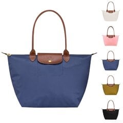 Nauja „Longchamp Le Pliage Tote“ kelioninė rankinė per petį Nailono rankinė, didelė ir maža mėlyna L kaina ir informacija | Krepšiai, kuprinės, dėklai kompiuteriams | pigu.lt