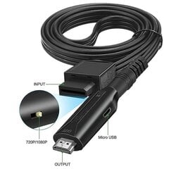 Kalėdinis HD Wii į HDMI adapterio keitiklis su USB kabeliu didelės spartos žaidimų konvertavimo laidas цена и информация | Аксессуары для компьютерных игр | pigu.lt