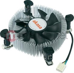 Akasa Heatsink and Fan includes Embedded 8cм PWM Fan with S-Flow Blades (AK-CCE-7106HP) цена и информация | Кулеры для процессоров | pigu.lt