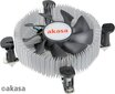 Akasa Heatsink and Fan includes Embedded 8cm PWM Fan with S-Flow Blades (AK-CCE-7106HP) kaina ir informacija | Procesorių aušintuvai | pigu.lt