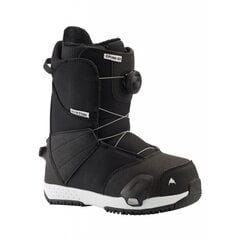 Детские сноубордические ботинки BURTON KIDS ZIPLINE STEP ON BOA BLACK, чёрный цена и информация | Горнолыжные ботинки | pigu.lt