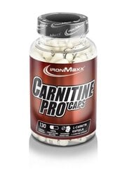 Maisto papildas IRONMAXX Carnitin Pro Caps (130 kaps.) kaina ir informacija | L-karnitinas | pigu.lt