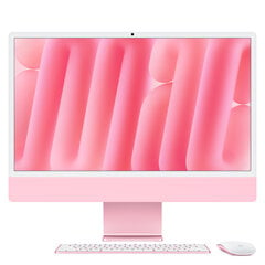 iMac 24” 4.5K Retina, Apple M4 8C CPU, 8C GPU/16GB/256GB SSD/Pink/INT MWUG3ZE/A цена и информация | Стационарные компьютеры | pigu.lt