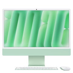 iMac 24” 4.5K Retina, Apple M4 10C CPU, 10C GPU/16GB/512GB SSD/Green/SWE MWV03KS/A kaina ir informacija | Stacionarūs kompiuteriai | pigu.lt