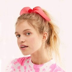 Plaukų aksesuarai, 6vnt Satin Silk Bunny Ear Bow Scrunchies Moterų plaukams kaina ir informacija | Plaukų aksesuarai | pigu.lt