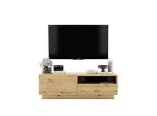 TV spintelė Meble Lindner 120 cm ąžuolas artisan matinis, cokolis цена и информация |  Тумбы под телевизор | pigu.lt