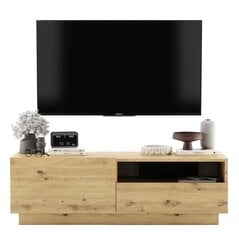 TV spintelė Meble Lindner 120 cm ąžuolas artisan matinis, cokolis цена и информация |  Тумбы под телевизор | pigu.lt