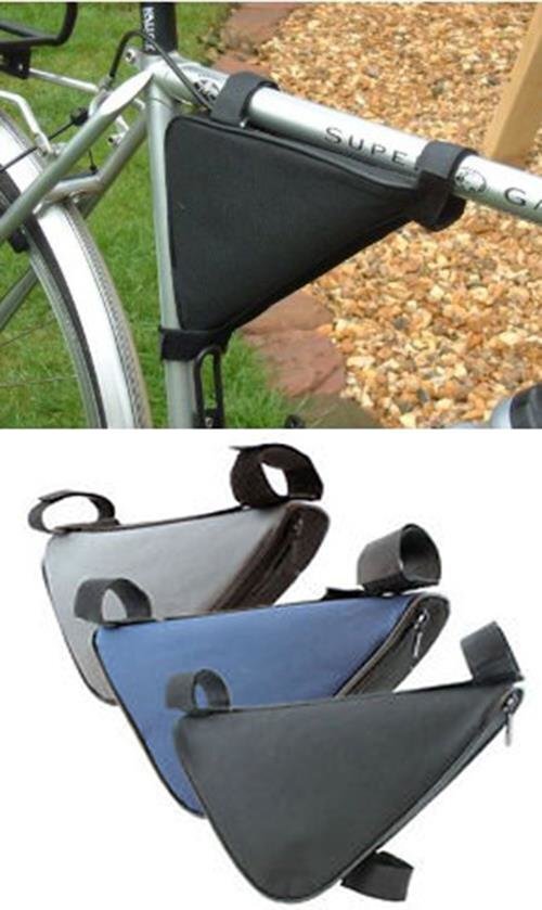 Dviračio rėmo krepšys Bicycle gear, mėlynas kaina ir informacija | Kiti dviračių priedai ir aksesuarai | pigu.lt