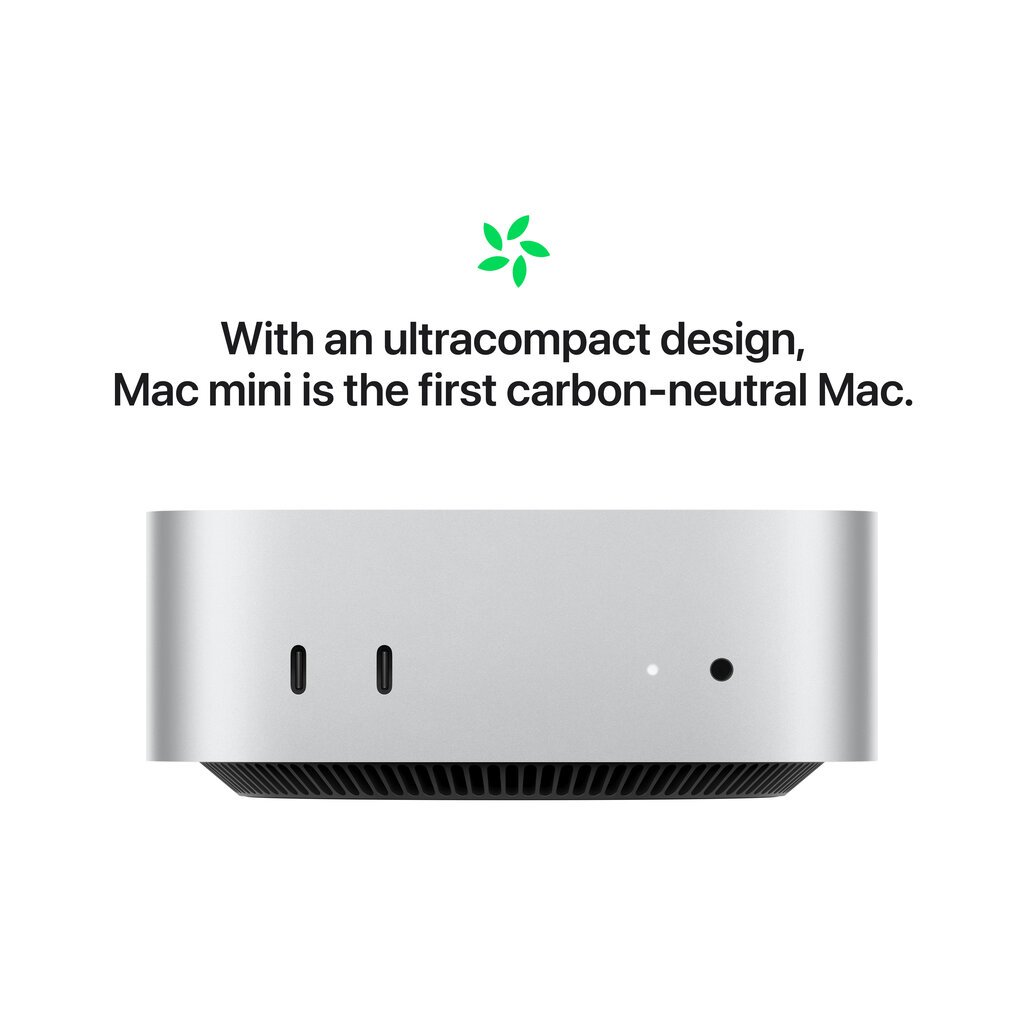 Mac mini Apple M4 10C CPU, 10C GPU/16GB/256GB SSD MU9D3ZE/A kaina ir informacija | Stacionarūs kompiuteriai | pigu.lt