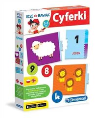 Обучающая игра Clementoni « Я учусь, развлекаясь Числа, PL» цена и информация | Развивающие игрушки | pigu.lt