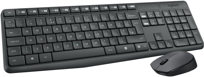 Klaviatūra Logitech MK235 kaina | pigu.lt