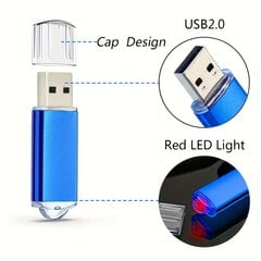 '1 шт. USB 2.0 флеш-накопитель 128МБ/256МБ/512МБ.' цена и информация | USB накопители | pigu.lt