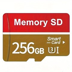 '128GB 256GB Micro SD Kortelė - U3 TF Atminties Kortelė su SD Adapteriu' kaina ir informacija | USB laikmenos | pigu.lt