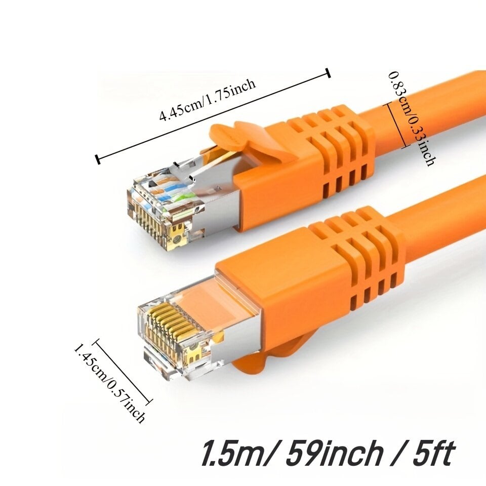 'Ekranuotas Ethernet tinklo kabelis Cat6 1000Mbps LAN' kaina ir informacija | Kabeliai ir laidai | pigu.lt