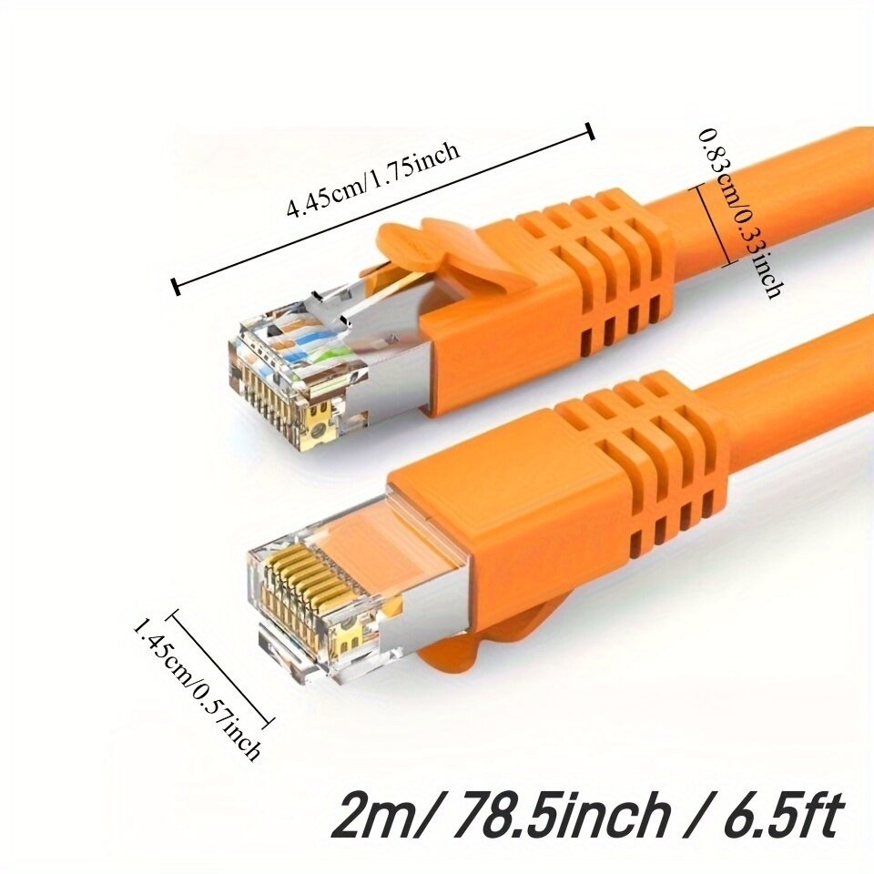 'Ekranuotas Ethernet tinklo kabelis Cat6 1000Mbps LAN' kaina ir informacija | Kabeliai ir laidai | pigu.lt