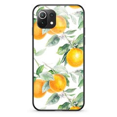 Apelsinai - "Xiaomi Mi 11 Lite 5G Glass Case" [TIF 15C]. kaina ir informacija | Telefono dėklai | pigu.lt