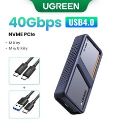 Улучшенный корпус NVMe SSD от UGREEN - 40 Гбит/с цена и информация | Чехлы для внешних жестких дисков | pigu.lt