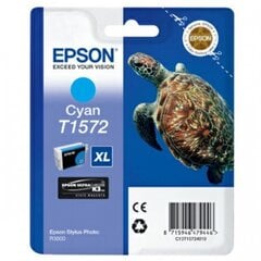 Epson (C13T15724010), žydra kasetė rašaliniams spausdintuvams kaina ir informacija | Kasetės rašaliniams spausdintuvams | pigu.lt