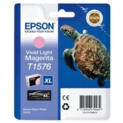 Epson (C13T15764010), ryškiai purpurinė kasetė rašaliniams spausdintuvams kaina ir informacija | Kasetės rašaliniams spausdintuvams | pigu.lt