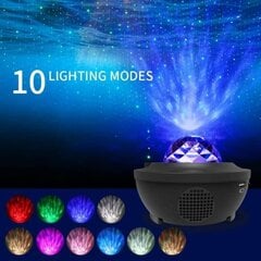 LED Galaxy Sky projektorius - Star projektorius su Bluetooth garsiakalbiu Black цена и информация | Проекторы | pigu.lt