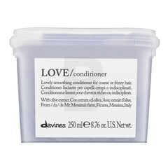 "Davines Essential Haircare Love Smoothing Conditioner" išlyginamasis kondicionierius šiurkštiems ir nepaklusniems plaukams 250 ml kaina ir informacija | Priemonės plaukų stiprinimui | pigu.lt