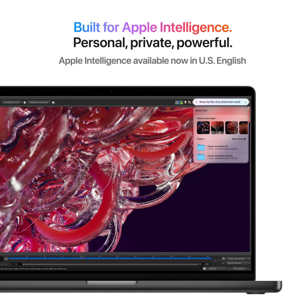 MacBook Pro 16" Apple M4 Pro 14C CPU, 20C GPU/24GB/512GB SSD/Silver/SWE MX2T3KS/A kaina ir informacija | Nešiojami kompiuteriai | pigu.lt