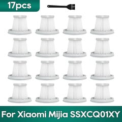 (16 vnt.) Suderinamas su Xiaomi Mijia Handy dulkių siurbliu SSXCQ01XY Filter Hepa Filter Mini Wireless Keitimo priedai kaina ir informacija | Dulkių siurblių priedai | pigu.lt