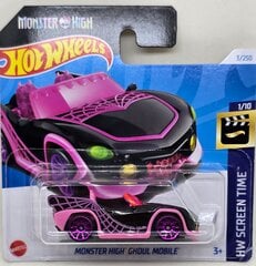 Žaislinis automobilis Hot Wheels 2024 - 003 - HTC80 MONSTER HIGH GHOUL MOBILE 1tk kaina ir informacija | Žaislai berniukams | pigu.lt