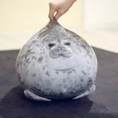 Minkšti (pliušiniai) žaislai, pagalvė „Chubby Blob Seal“, įdaryti medvilniniai pliušiniai gyvūnėlių žaislai, mielas vandenynas, mažas (13 colių) kaina ir informacija | Minkšti (pliušiniai) žaislai | pigu.lt