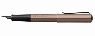 Faber-Castell Hexo Brown F plunksnakotis kaina ir informacija | Rašymo priemonės | pigu.lt