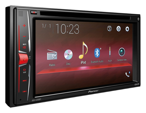 Pioneer AVH-A200BT цена и информация | Automagnetolos, multimedija | pigu.lt