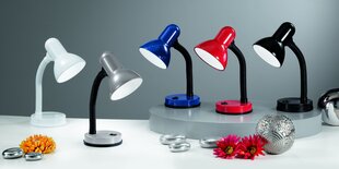 Настольная лампа Basic синий 40W E27  цена и информация | Настольные светильники | pigu.lt