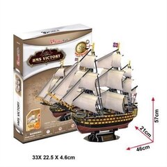 3D пазл CubicFun Корабль HMS Victory цена и информация | Пазлы | pigu.lt