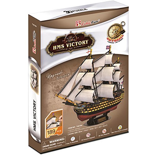 3D dėlionė CubicFun Laivas „Karalienė Viktorija“, 189 detalės цена и информация | Dėlionės (puzzle) | pigu.lt