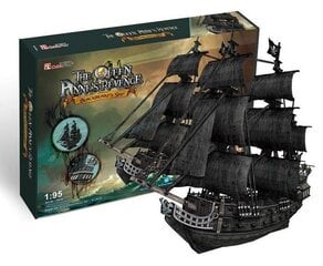 3D dėlionė CubicFun Piratų laivas „Karalienė Ana“, 308 detalės​ kaina ir informacija | Dėlionės (puzzle) | pigu.lt