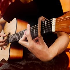 Muzikos instrumentų priedai, riešutmedžio gitara Capo DC-1W, skirta akustinei / elektrinei gitarai, ukulele, 2 rinkiniai kaina ir informacija | Priedai muzikos instrumentams | pigu.lt