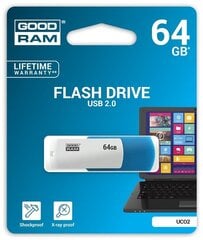 Goodram UCO2 64GB 2.0 kaina ir informacija | USB laikmenos | pigu.lt